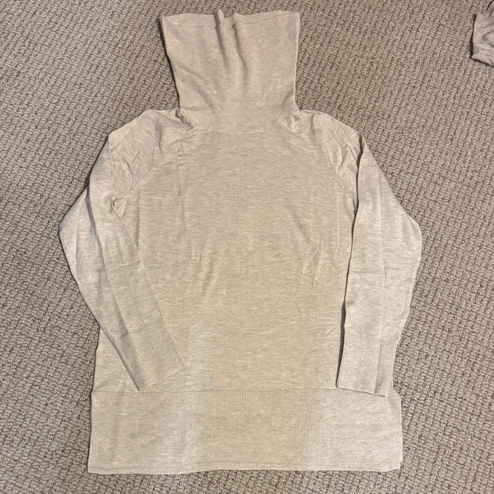 LOFT Tunic Turtleneck Sweater